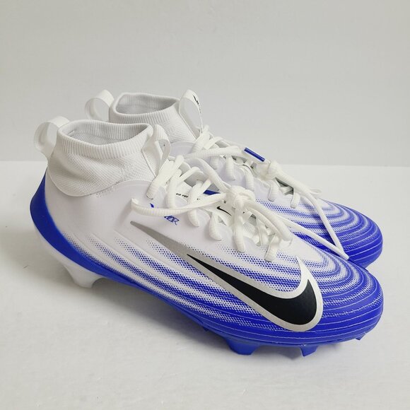 NEW Nike Air Zoom Vapor Pro 1 Football Cleats FB3298-101 Size 9 White Blue main image 7